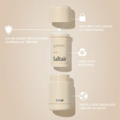 Salt Water Vanilla - Skincare Deodorant Refill Pod
